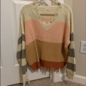 Free Your Heart Apparel fringe sweater